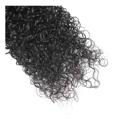 . 100g 50cm Cabello Humano Rizado Remy Negro