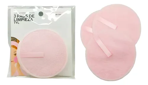 Set X 3 U Pad Removedor De Maquillaje Rosa Thelma Y Louise Rosa Claro