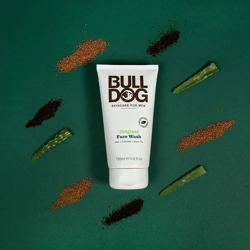 Gel Limpiador Facial Bulldog Hombre 2x150g