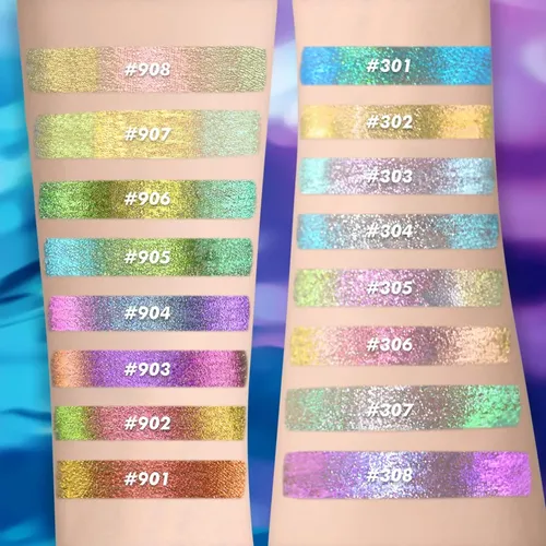Delineador Líquido Multicolor Con Acabado Metálico (marca)