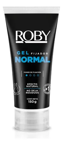 Gel Fijador Para Cabello Normal Efecto Natural Roby 150 Gr