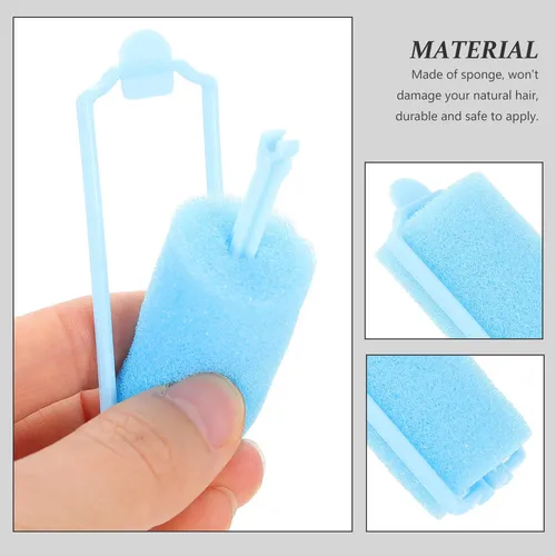 20pcs Air Bangs Creation With Sponge Hair Rollers For Women