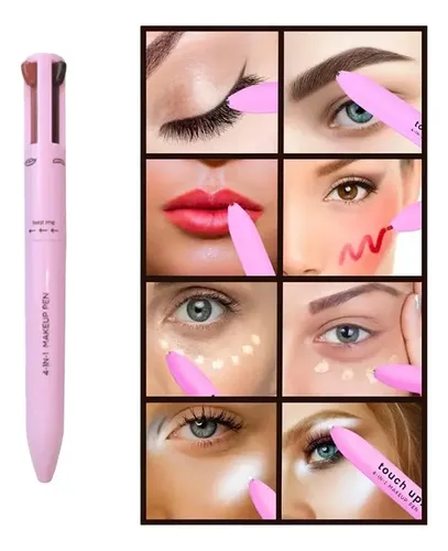 Lapiz Delineador Ojos, Labios, Cejas E Iluminador 4 En 1