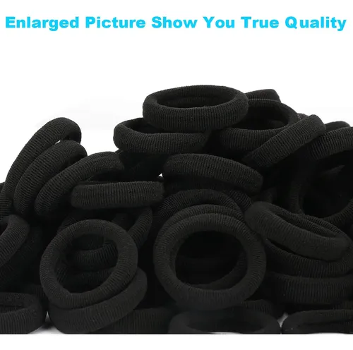 Cintas Para El Pelo Qarwayoc De Algodón Negro Para Niñas, 2,