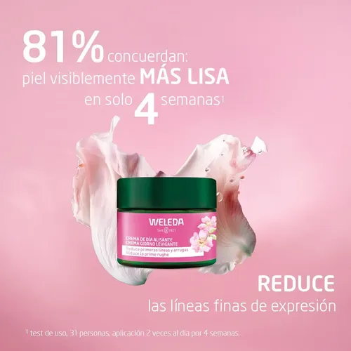 Crema Día Alisante Natural Rosa Mosqueta Y Té Blanco 40ml