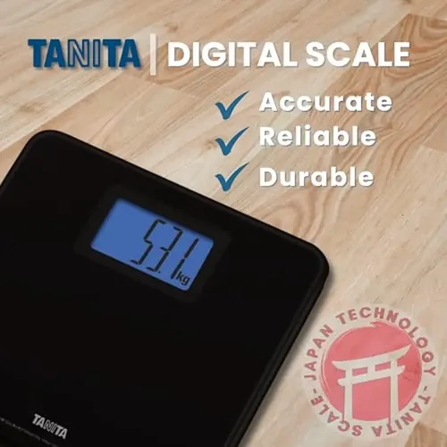 Báscula De Peso Digital Tanita Hd-662 (negra) – Japan Techno Negro
