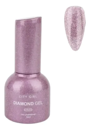 Esmalte Semipermanente City Girl Diamond Gel 10 Ml