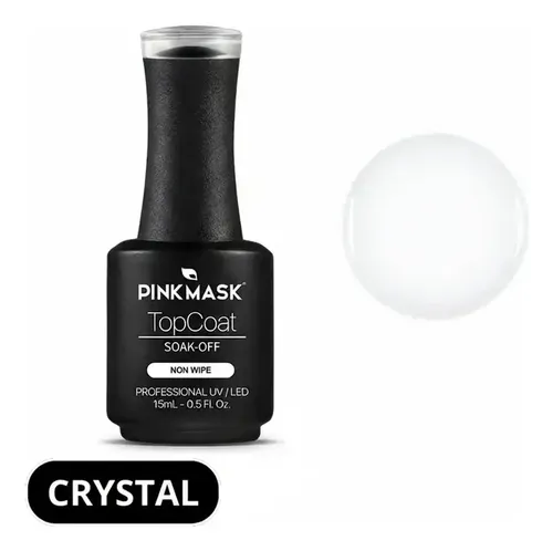 Pink Mask Top Coat Crystal 007 Tesmalte Semipermanente X15ml