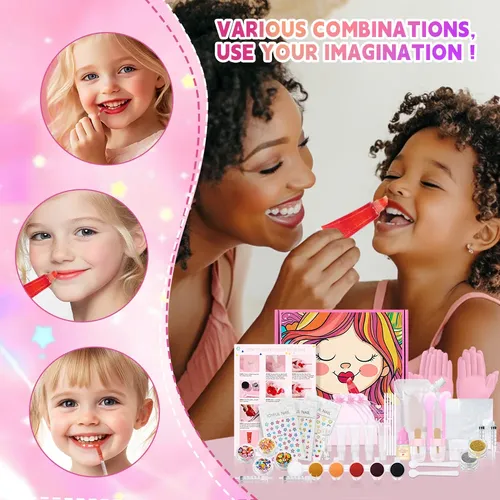Kit De Brillo Labial Infantil For Hacer Tú Mismo
