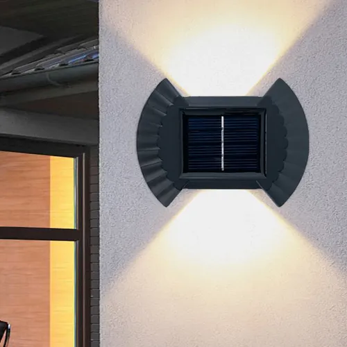Espejo De Pared O Que Emite 8 Luces Solares Hacia Arriba Y H