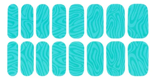 6 X 6 X 16 Piezas De Pegatinas De Gel Para Uñas, 6 Piezas