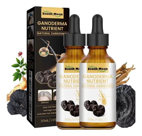Tratamiento Capilar Ganoderma Lucidum Negro 2 Piezas