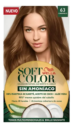 Soft Color Kit De Tintura Semipermanente Tono 63 Caramelo