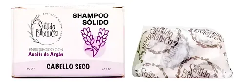 Sentida Botánica X2 Shampoo Solido Cabello Seco Argán 60gr
