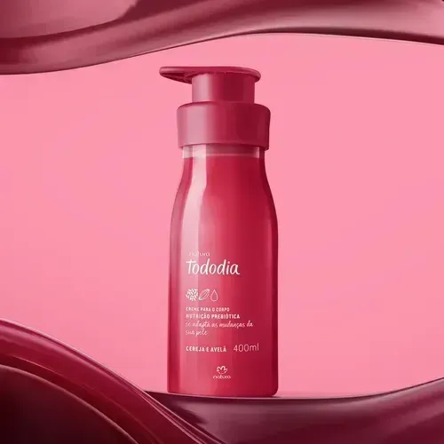 Crema Cereza Y Avellana cuerpo 400ml Natura Tododia
