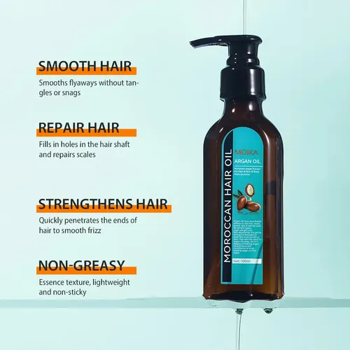 Empaque Completo En Inglés De Moroccan Hair Care Essenti