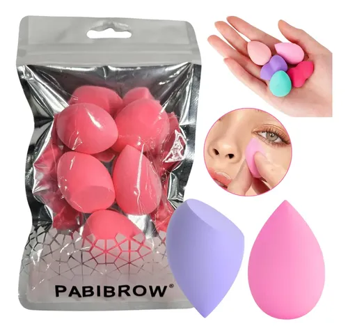 Set X5 Esponjas Blender Medianas P/maquillaje Base Corrector Color Tamaño De La Esponja Mediana