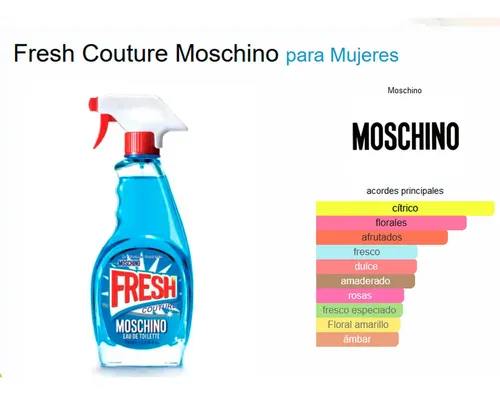 Perfume Moschino Fresh Couture Floral Frutal Mujer 100ml EDT