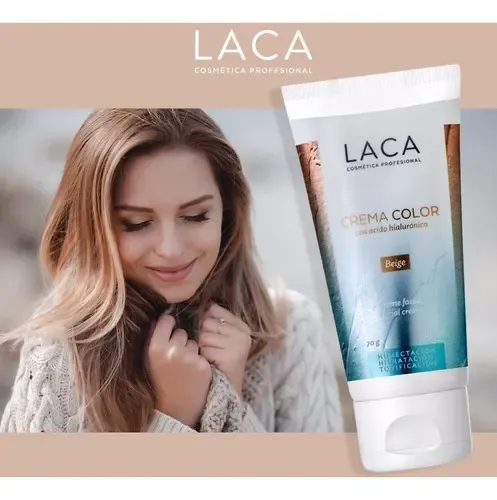 Crema Color Con Hialuronico Laca Tipo De Piel Mixta Volumen De La Unidad 70 Ml