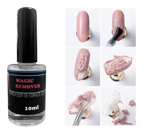 2 Gel Removedor Mágico Para Esmalte Semipermanente 15ml