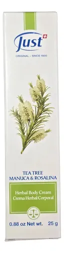 Crema De Tea Tree Con Manuca Y Rosalina 30 Gr Swiss Just