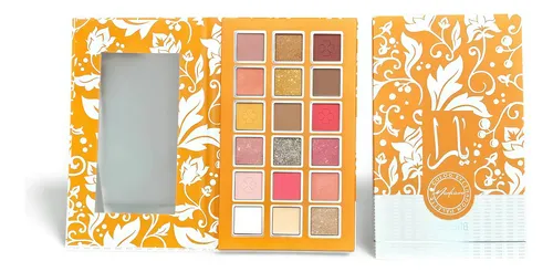 Paleta De Sombras Ojos 18 Tonos Arena Cálida Mate Y Brillo
