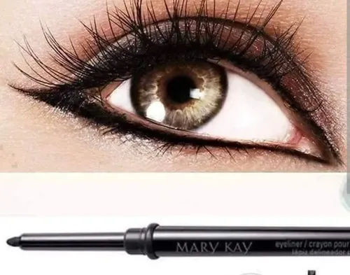 Lápiz Delineador Retráctil Mary Kay Negro 0,28g Para Ojos