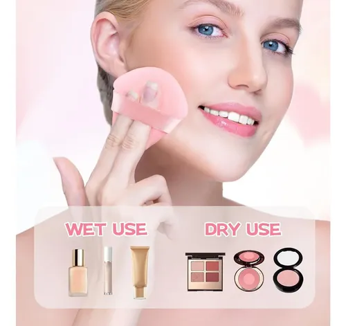 Esponja De Maquillaje Triangular Suave En Forma De Triángulo