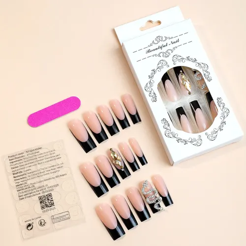 Kit De Uñas Desmontable Y Reutilizable, Puntas De Uñas A