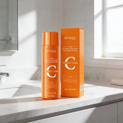 Tonico Facial Vitamina C Antioxidante Aclarante 120m Bioaqua Todo Tipo De Piel Día/noche