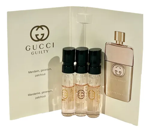 Perfume Gucci Guilty Sample Para Mujer En Aerosol Edp, Juego De 3