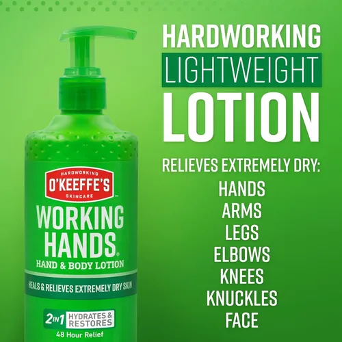 O’keeffe’s Loción Para Manos Y Cuerpo – 12 Oz Bomba (1 Pack)