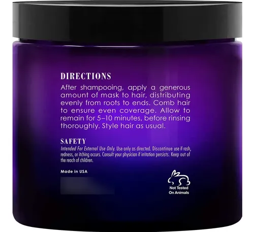 Mascarilla Capilar Botanic Hearth Purple Para Rubios, Platea