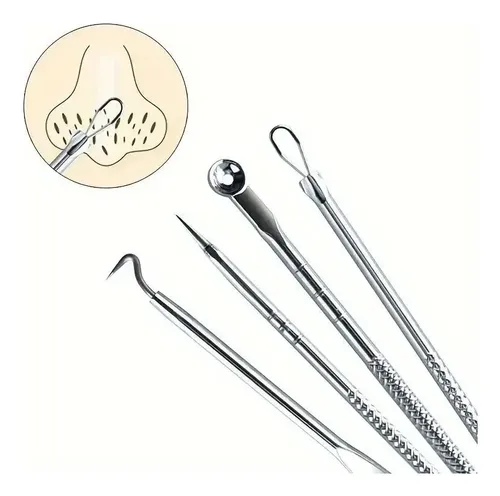 Set De 4 Herramientas Con Doble Cabezal Para Eliminar Espini