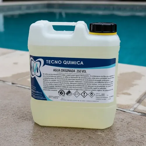 Agua Oxigenada 250 Volumenes Bidones Reforzados Total 10 Lts