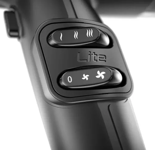Gama Secador Pelo Iq Lite Liviano Profesional Negro 3c
