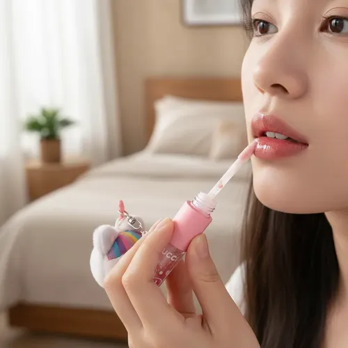 Lip Oil Aceite Labial Juicy Fruits Hidratante Con Llavero