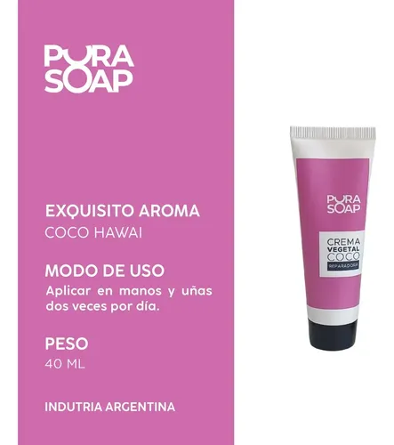 Crema Para Manos Secas Coco