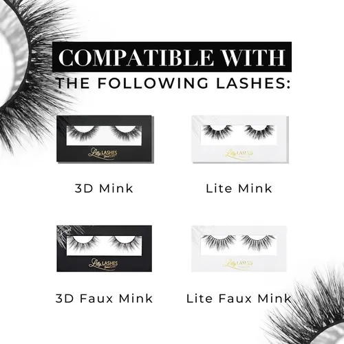 Delineador Adhesivo Lilly Lashes Power Liner Negro 2 En 1