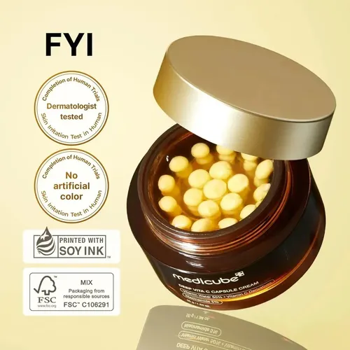 Cápsula Hidratante Facial Medicube Deep Vitamin C Golden
