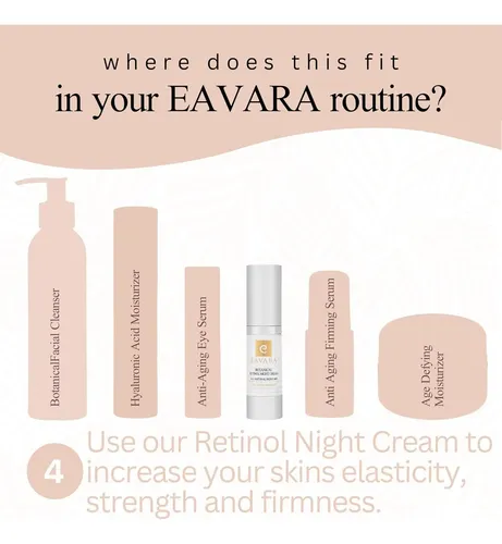 Crema Retinol Orgánico Noche Eavara