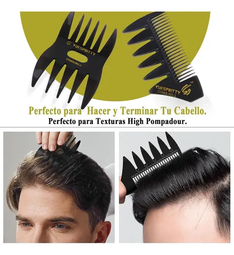 Set X 5 Peines Profesionales, Peinado, Textura