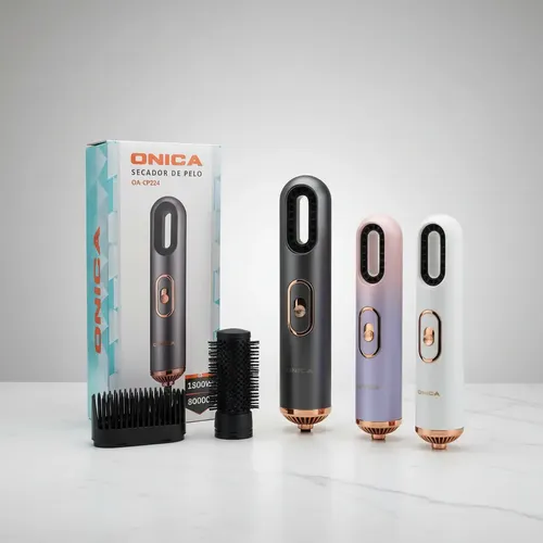 Secador De Pelo 3en1 Alta Potencia 1800w 80000rpm Electrico
