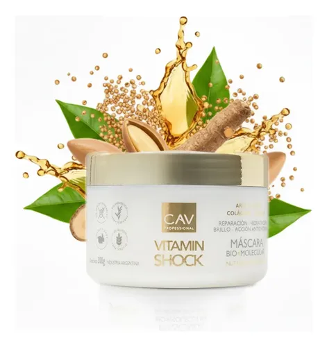 Cav Vitamin Shock Máscara Capilar Nutrición 300ml