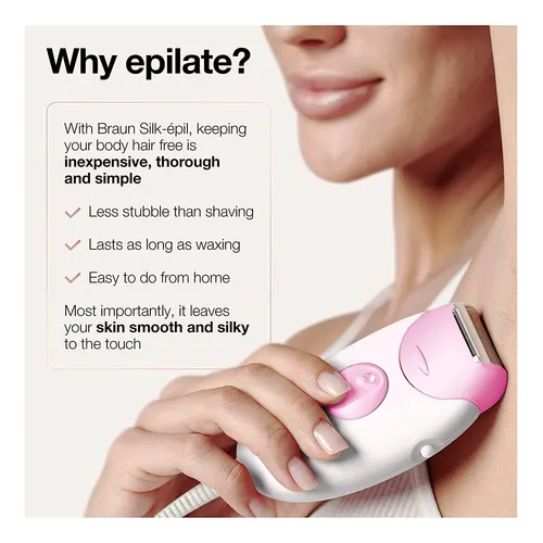 Depiladora Braun Silk-epil 3 Para Mujeres Afeita Y Recorta