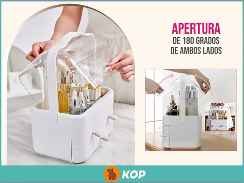 Organizador De Maquillaje Portatil Escritorio Porta Cosmetic