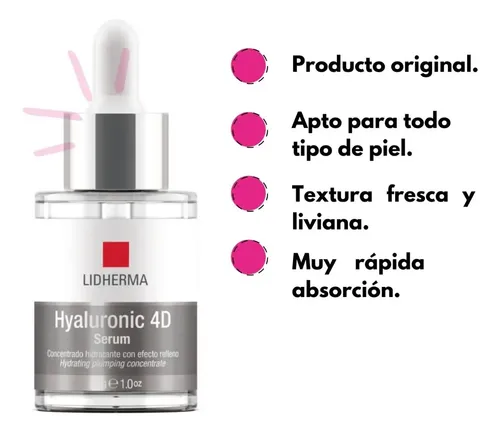 Lidherma Hyaluronic 4d Serum Efecto Relleno Hialuronico 30 G