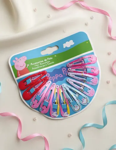 Hebillas Peppa Pig Accesorios Para El Pelo Original Disney