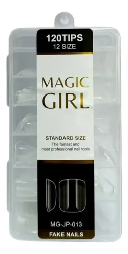 Uñas Postizas Gel Suave Transparentes Caja Con 120 Unidades