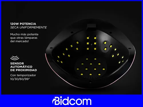 Cabina Led Uv Gadnic 120w Profesional Con 36 Leds Integrados